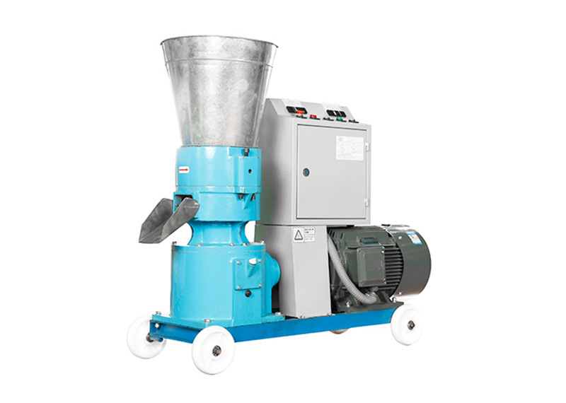 Flat die pellet machine